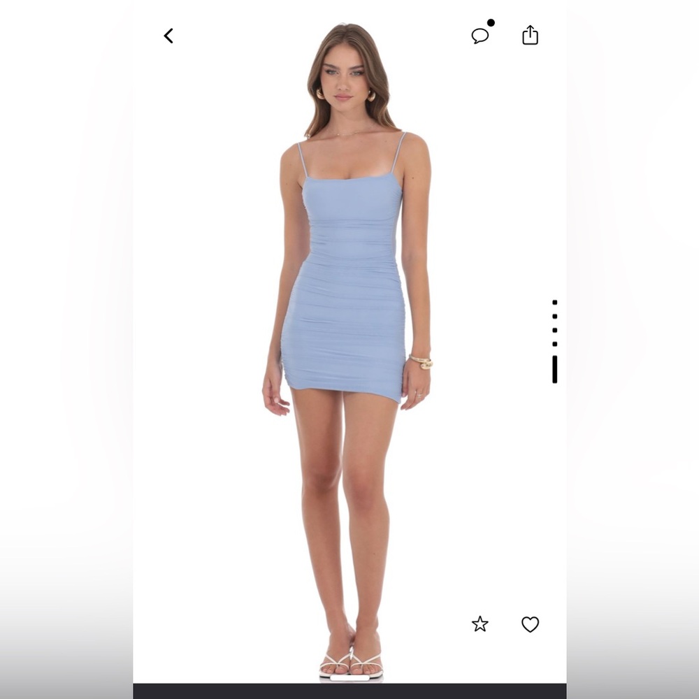 Lucy in the Sky Light Blue Mini Dress